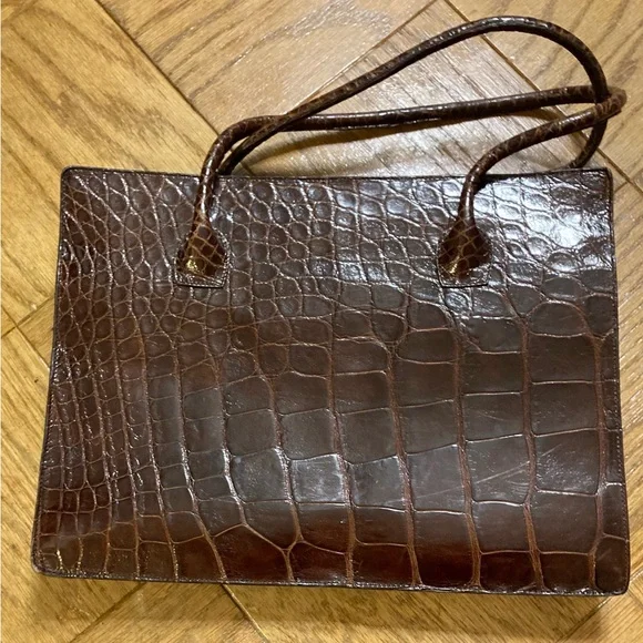 Calvin Klein Brown Leather Bag - Picture 1 of 5